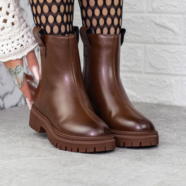 Απαλές γυναικείες μπότες Mihaera Καστανός - Kalapod.gr