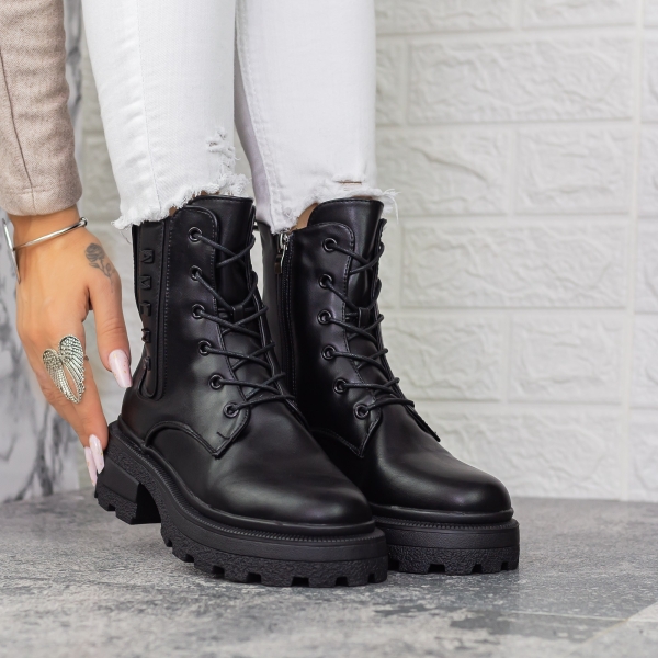 Γυναικείες Μπότες Minami Μαύρο, 5 - Kalapod.gr