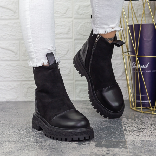 Γυναικείες Μπότες Mihaly Μαύρο, 5 - Kalapod.gr