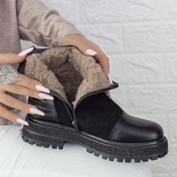 Γυναικείες Μπότες Mihaly Μαύρο, 7 - Kalapod.gr