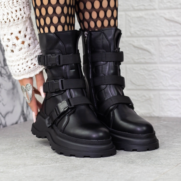 Απαλές γυναικείες μπότες Mihaja  Μαύρο, 2 - Kalapod.gr