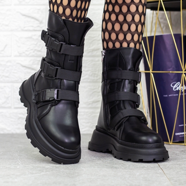 Απαλές γυναικείες μπότες Mihaja  Μαύρο, 4 - Kalapod.gr