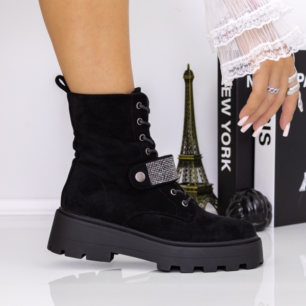 Γυναικείες Μπότες Atona Μαύρο, 2 - Kalapod.gr