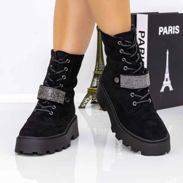 Γυναικείες Μπότες Atona Μαύρο, 3 - Kalapod.gr