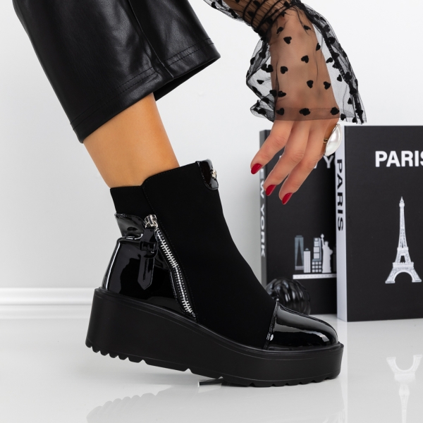 Απαλές γυναικείες μπότες Ianara  Μαύρο, 2 - Kalapod.gr