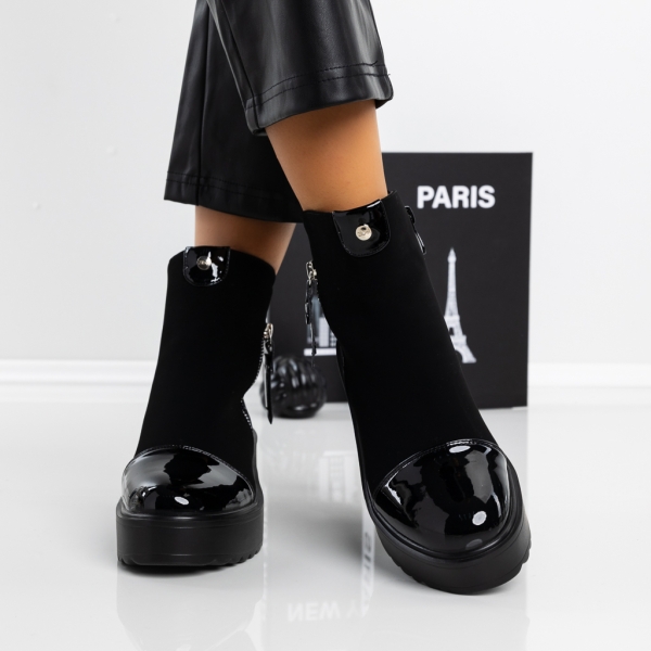 Απαλές γυναικείες μπότες Ianara  Μαύρο, 3 - Kalapod.gr