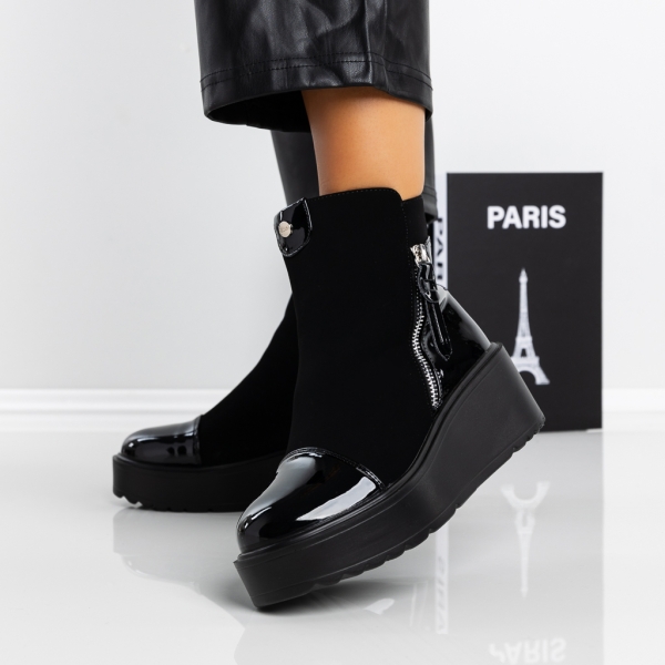 Απαλές γυναικείες μπότες Ianara  Μαύρο, 4 - Kalapod.gr