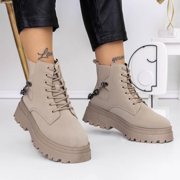 Απαλές γυναικείες μπότες Oranla Χακί - Kalapod.gr