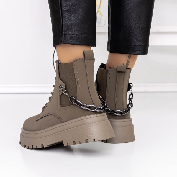 Απαλές γυναικείες μπότες Oranla Πράσινος, 4 - Kalapod.gr