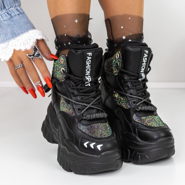 Απαλές γυναικείες μπότες Ohada Μαύρο, 2 - Kalapod.gr