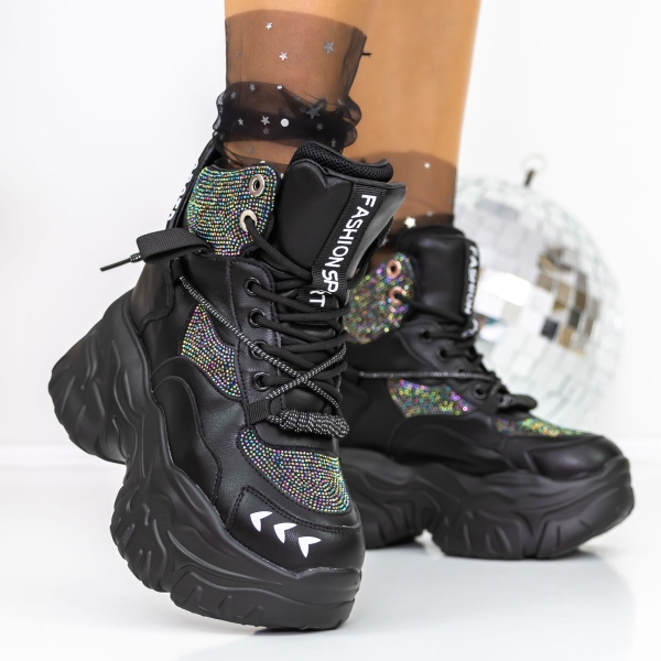 Απαλές γυναικείες μπότες Ohada Μαύρο, 4 - Kalapod.gr