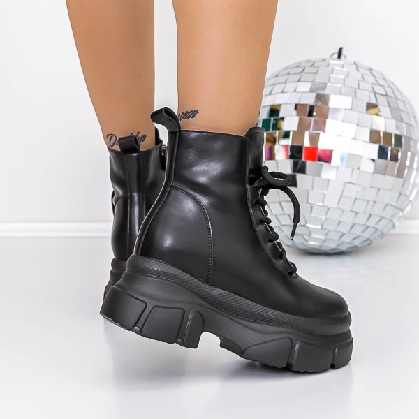 Απαλές γυναικείες μπότες Daksha Μαύρο, 6 - Kalapod.gr