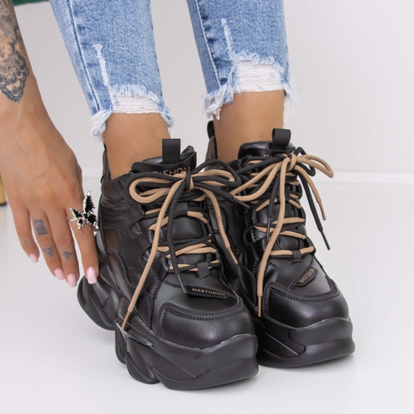 Απαλές γυναικείες μπότες Emada Μαύρο, 2 - Kalapod.gr