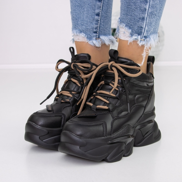 Απαλές γυναικείες μπότες Emada Μαύρο, 4 - Kalapod.gr