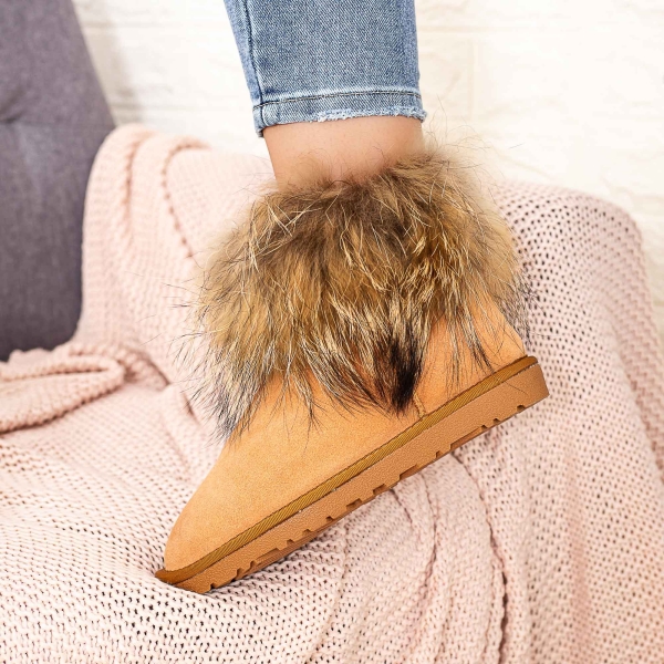 Γυναικείες μπότες UG Adava  Ανοιχτό καφέ, 2 - Kalapod.gr