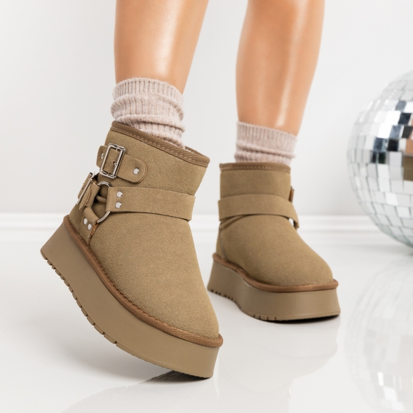 Γυναικείες μπότες UG Adeora Πράσινος, 4 - Kalapod.gr