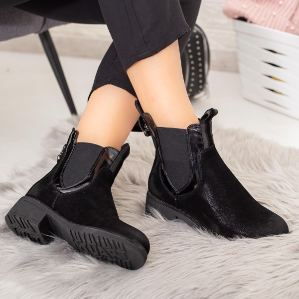 Γυναικείες κοντές μπότες Opada Μαύρο - Kalapod.gr