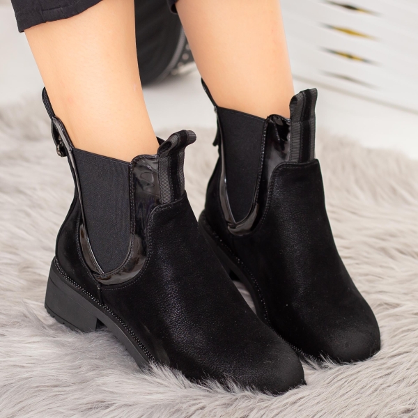 Γυναικείες κοντές μπότες Opada Μαύρο, 2 - Kalapod.gr