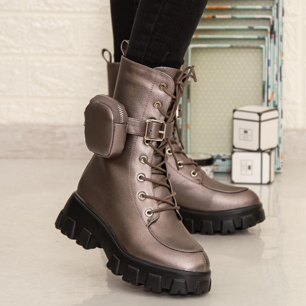 Γυναικείες κοντές μπότες Adrena Guncolor, 2 - Kalapod.gr