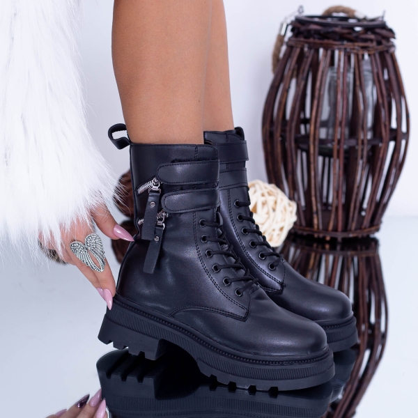 Γυναικείες Μπότες Lisada Μαύρο, 2 - Kalapod.gr