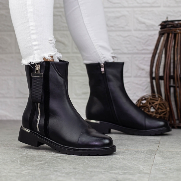 Γυναικείες κοντές μπότες Saoda Μαύρο - Kalapod.gr