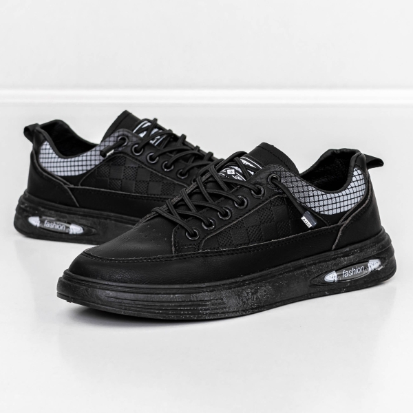 Ανδρικά Αθλητικά Παπούτσια Cassian Μαύρο, 3 - Kalapod.gr