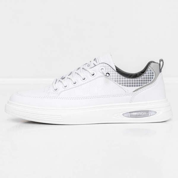 Ανδρικά Αθλητικά Παπούτσια Cassian Λευκό-Γκρι - Kalapod.gr