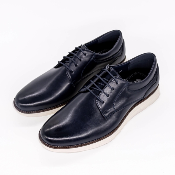 Ανδρικά Casual Παπούτσια Dorian Σκούρο Μπλε, 2 - Kalapod.gr