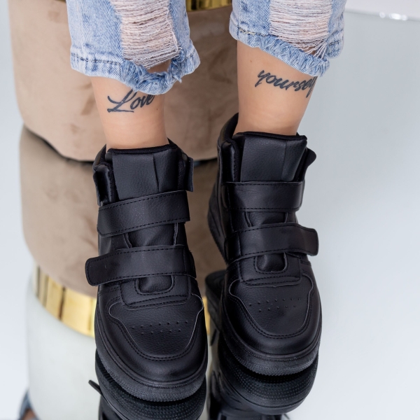 Γυναικεία Αθλητικά Παπούτσια Zoella Μαύρο, 2 - Kalapod.gr