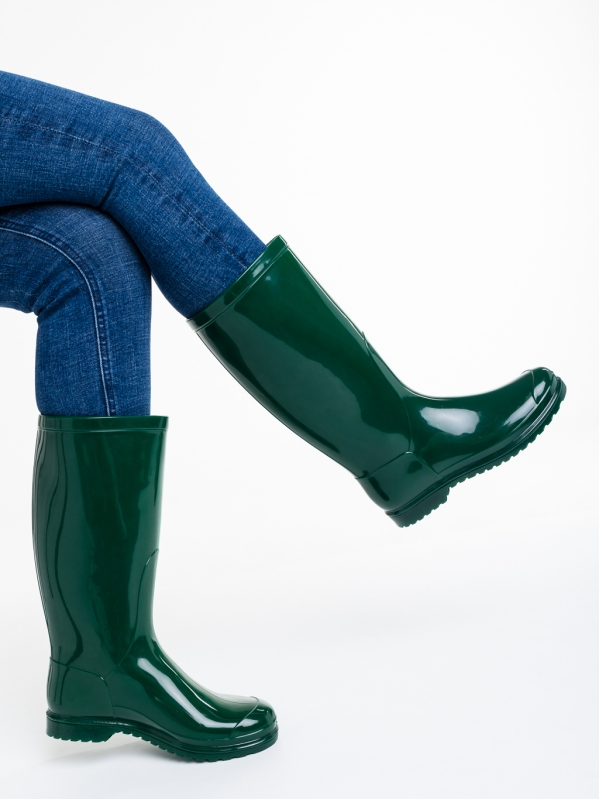 Εφηβικές μπότες πράσινες από καουτσούκ Flaviana - Kalapod.gr