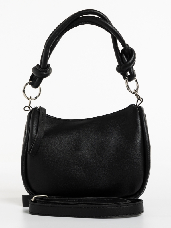 Γυναικεία τσάντα μαύρη από οικολογικό δέρμα Aalis, 6 - Kalapod.gr