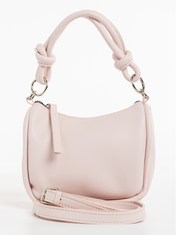 Γυναικεία τσάντα ροζ από οικολογικό δέρμα Aalis, 6 - Kalapod.gr