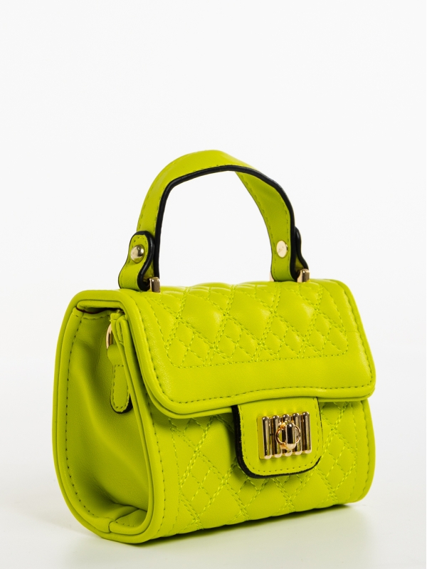 Γυναικεία τσάντα πράσινη από οικολογικό δέρμα Ceara, 2 - Kalapod.gr