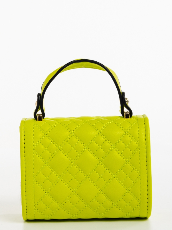 Γυναικεία τσάντα πράσινη από οικολογικό δέρμα Ceara, 5 - Kalapod.gr