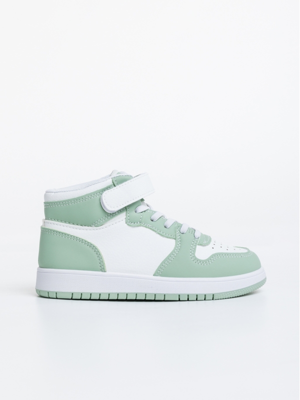 Παιδικά αθλητικά παπούτσια πράσινα από οικολογικό δέρμα Yoda, 3 - Kalapod.gr