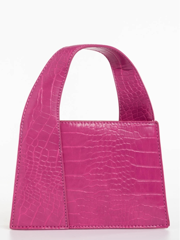 Γυναικεία τσάντα φούξια από οικολογικό δέρμα Blima, 5 - Kalapod.gr