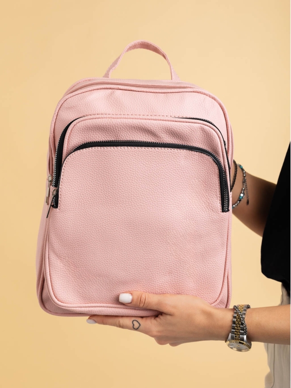 Γυναικεία τσάντα πλάτης ροζ από οικολογικό δέρμα Keir - Kalapod.gr