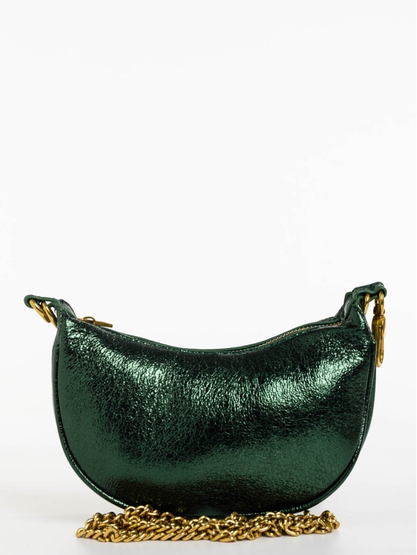 Γυναικεία τσάντα πράσινη από οικολογικό δέρμα Aine, 6 - Kalapod.gr