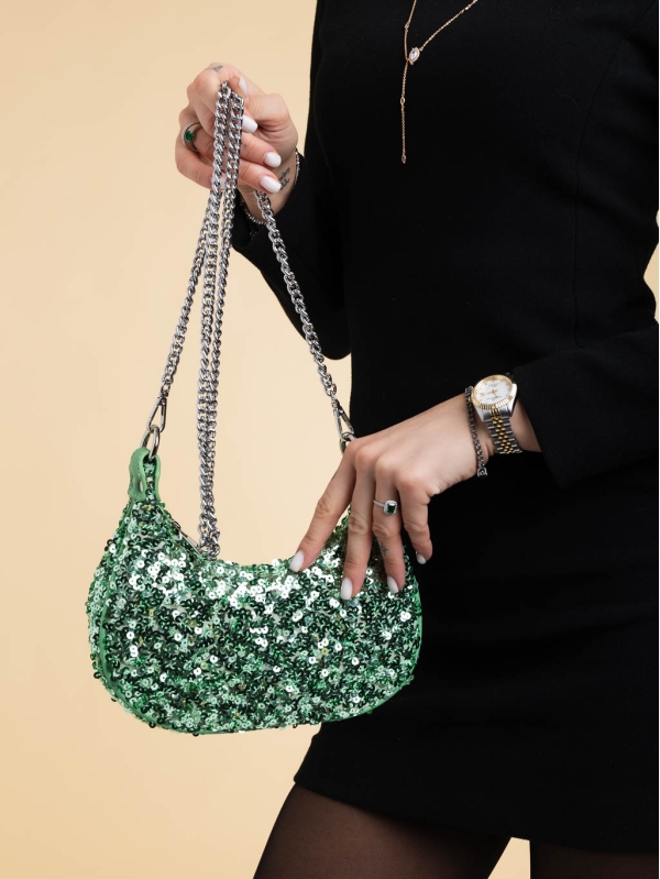Γυναικεία τσάντα πράσινη από ύφασμα Ayah - Kalapod.gr