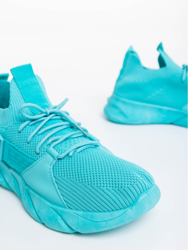 Γυναικεία αθλητικά παπούτσια μπλε από ύφασμα Renie, 6 - Kalapod.gr
