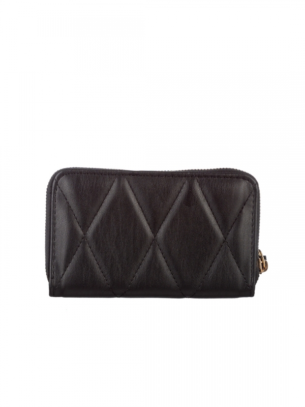 Γυναικείο πορτοφόλι μαύρο από οικολογικό δέρμα  Chita, 5 - Kalapod.gr