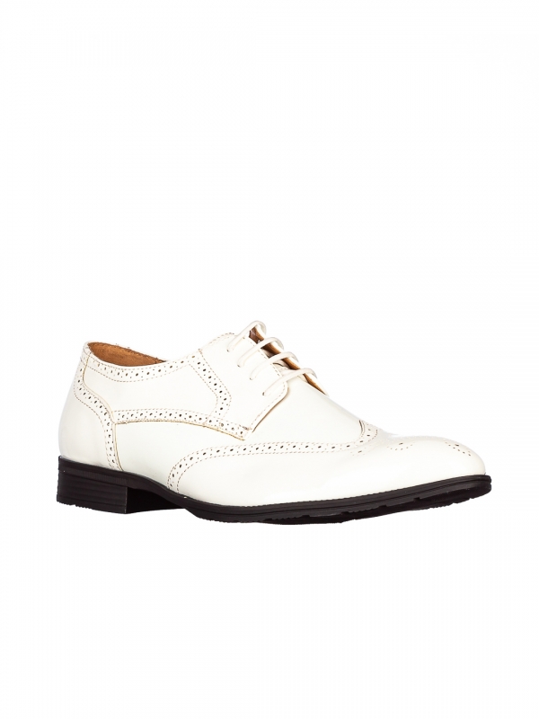 Ανδρικά παπούτσια Serin λευκά - Kalapod.gr