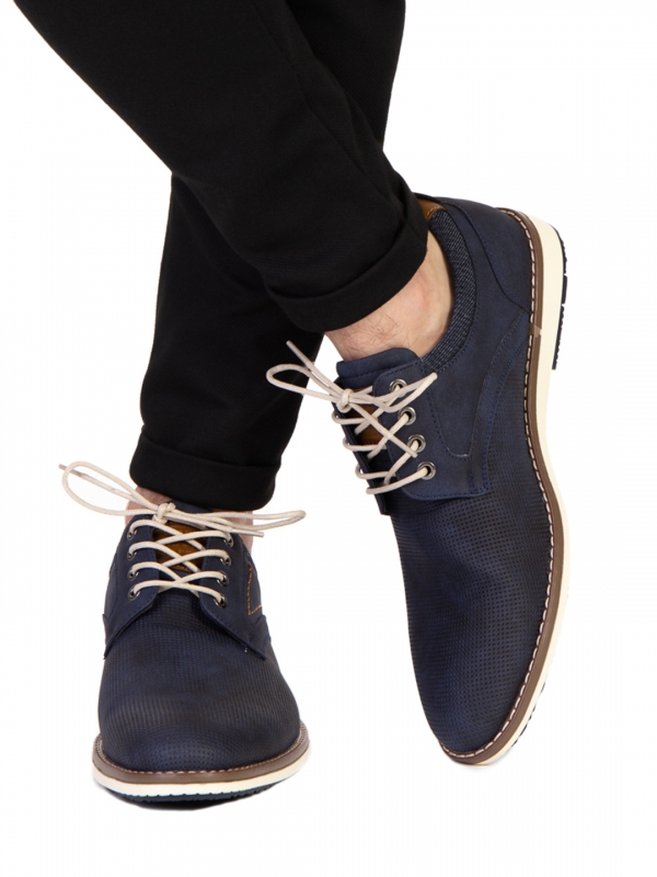 Ανδρικά παπούτσια Bear σκούρο μπλε, 2 - Kalapod.gr
