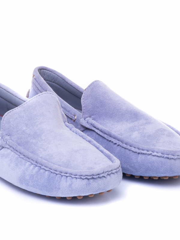 Ανδρικά παπούσια Jarid μπλε, 4 - Kalapod.gr