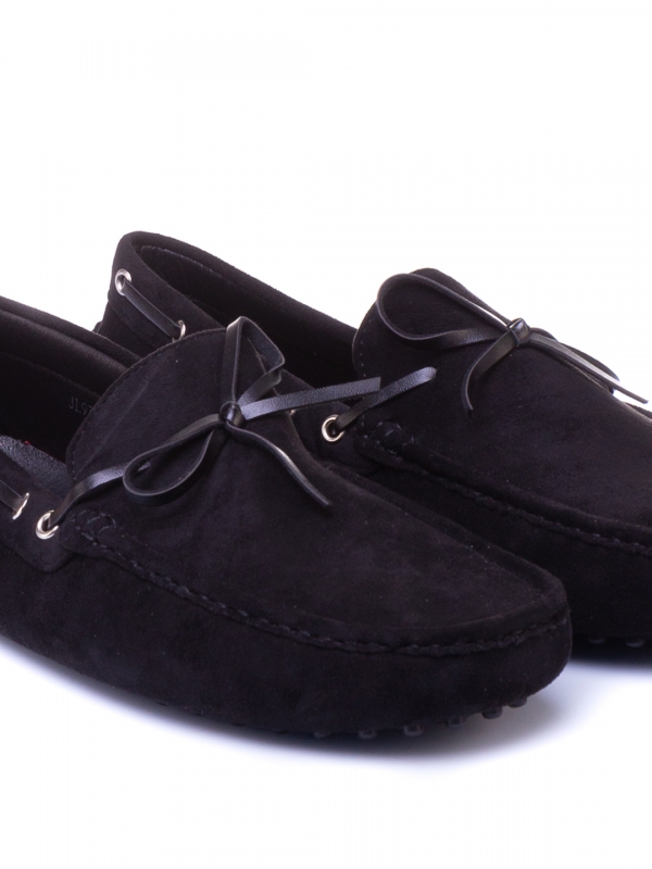 Ανδρικά παπούσια Parten μαύρα, 4 - Kalapod.gr