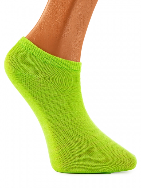 Σετ 3 ζευγάρια παιδικές κάλτσες  σκούρο πράσινο ανοίχτο πράσινο μωβ, 2 - Kalapod.gr
