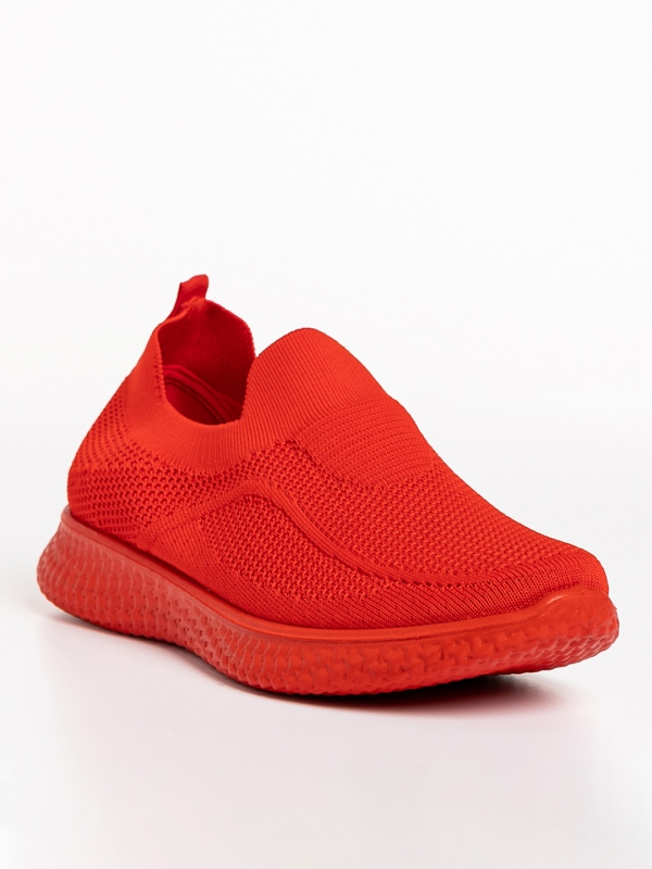 Ανδρικά αθλητικά παπούτσια κόκκινα από ύφασμα  Gilberto, 2 - Kalapod.gr