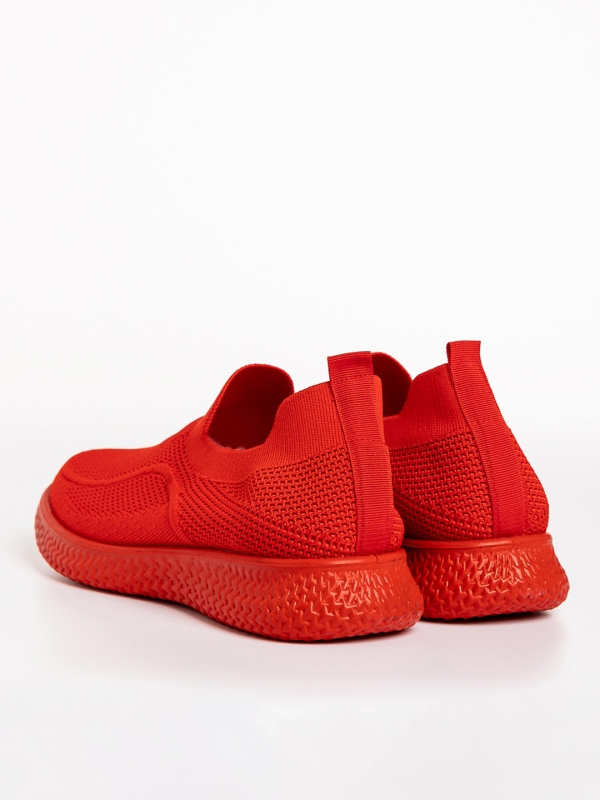 Ανδρικά αθλητικά παπούτσια κόκκινα από ύφασμα  Gilberto, 3 - Kalapod.gr