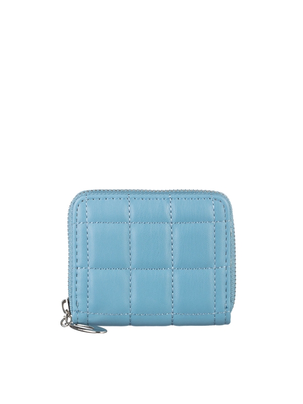 Γυναικείο πορτοφόλι μπλε   από οικολογικό δέρμα  Tomasa, 2 - Kalapod.gr