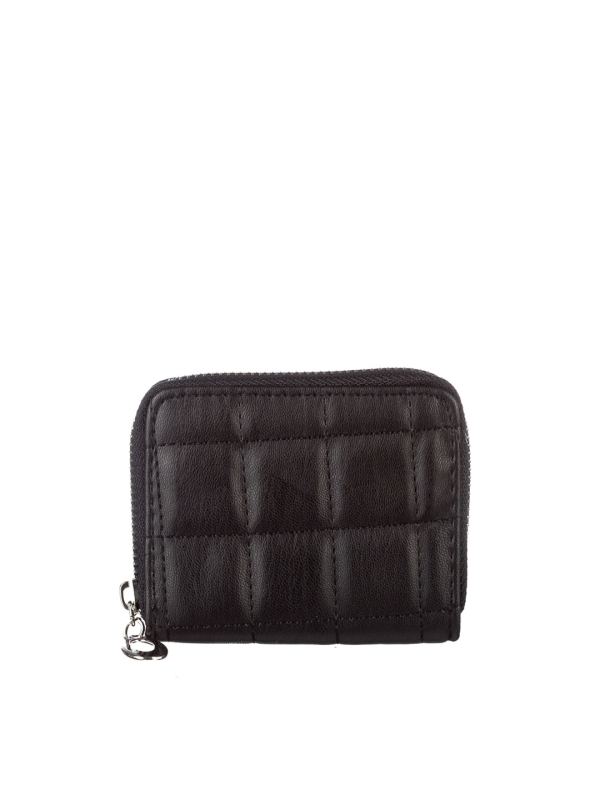 Γυναικείο πορτοφόλι μαύρο από οικολογικό δέρμα  Tomasa, 2 - Kalapod.gr